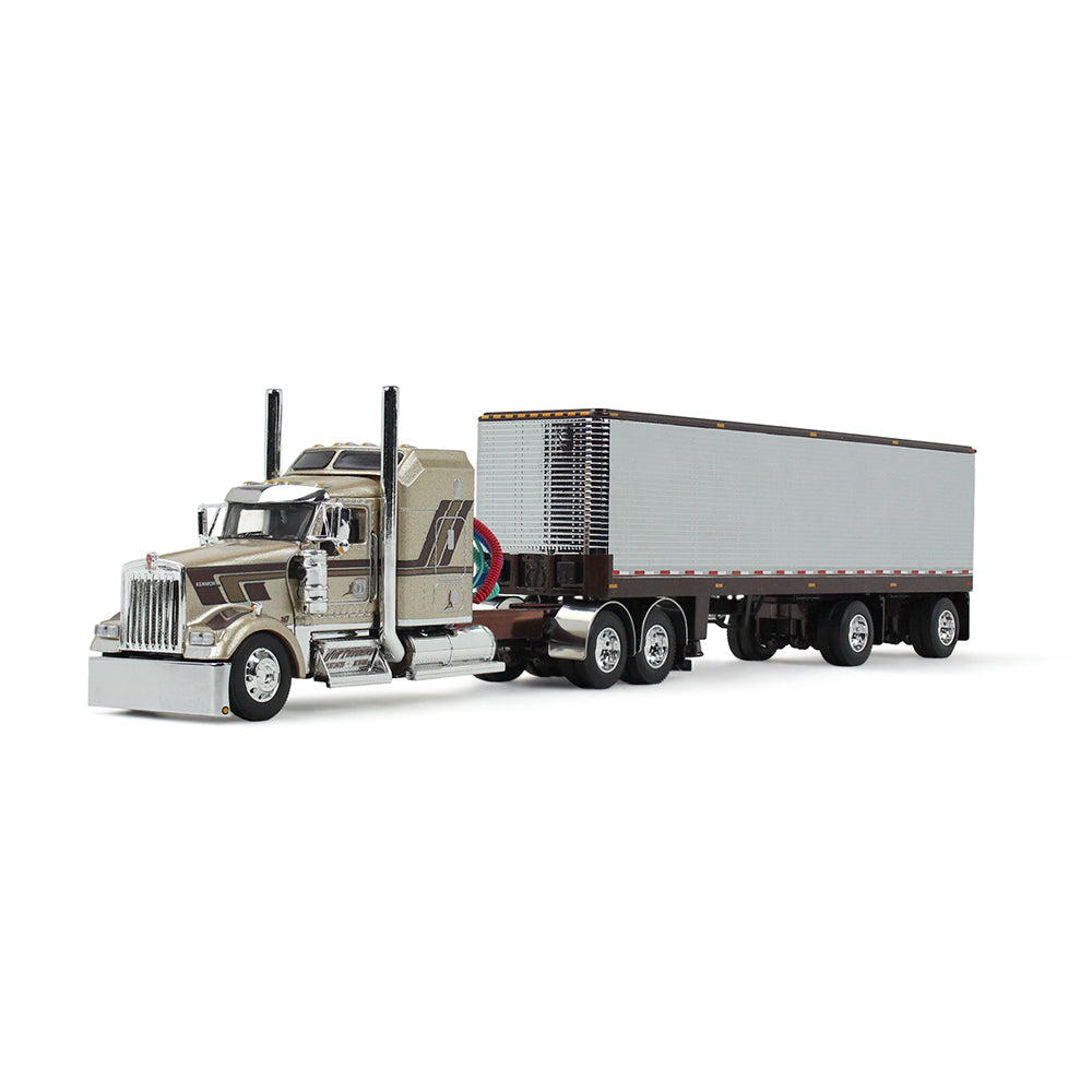 1/64 Kenworth W900L with 40ft Vintage Trailer, Red's Favorites #1