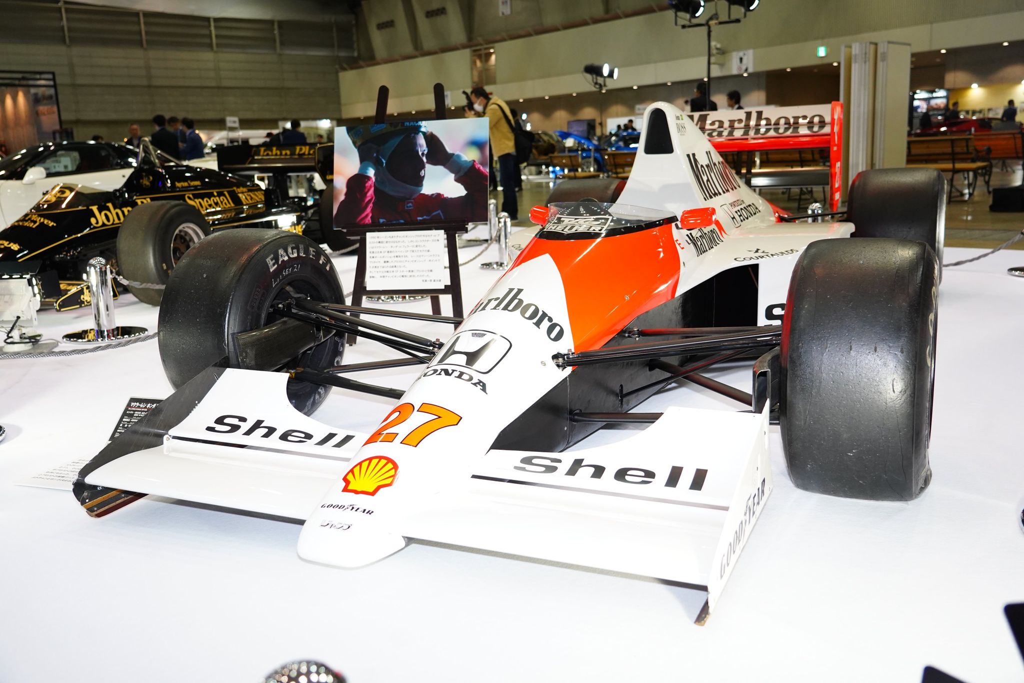 アイルトン・セナさん没後30年 マクラーレン、JPSロータスなどの実車