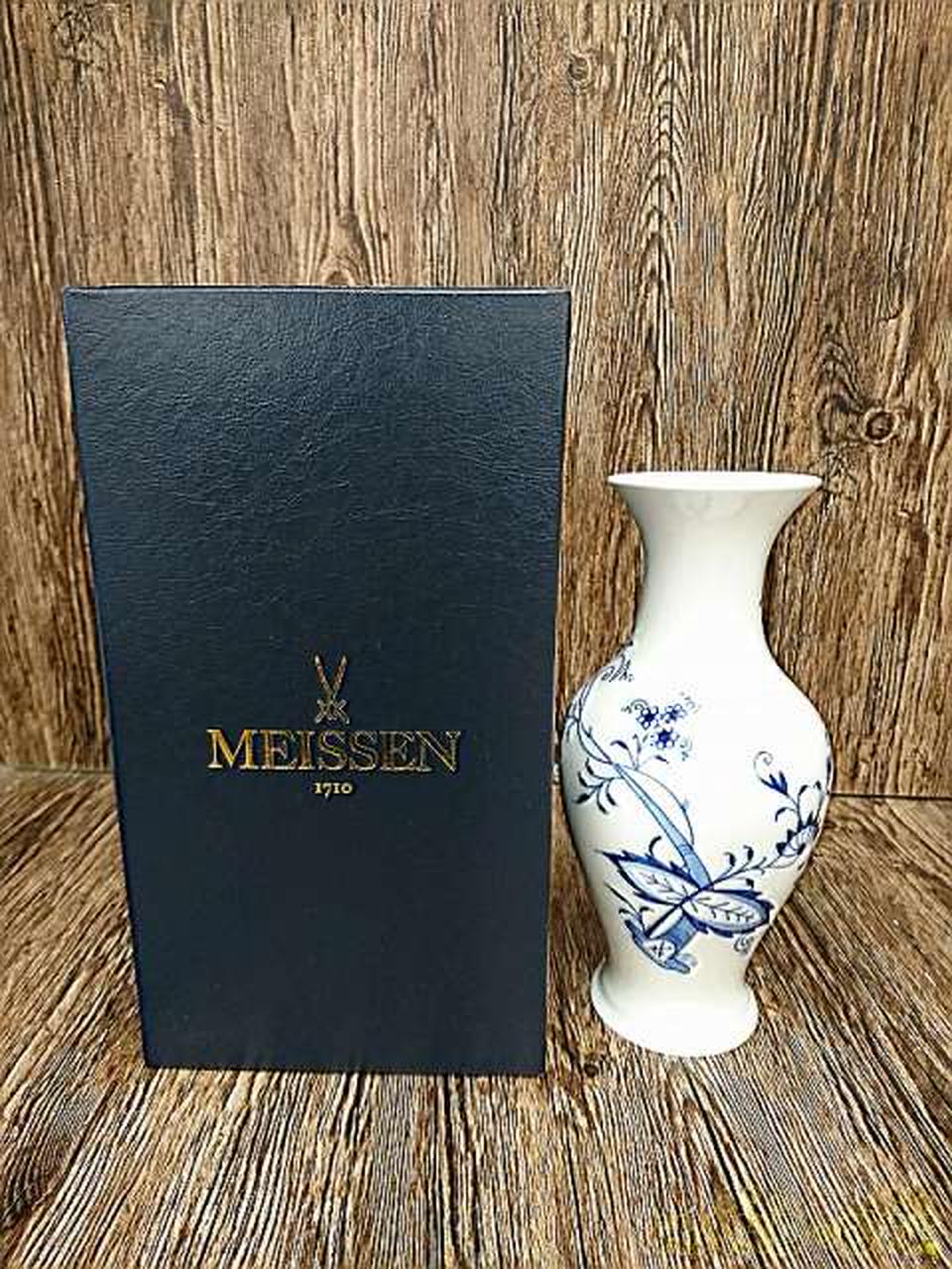 マイセン(Meissen)|ブルーオニオン スタイル フラワーベース|【ハード