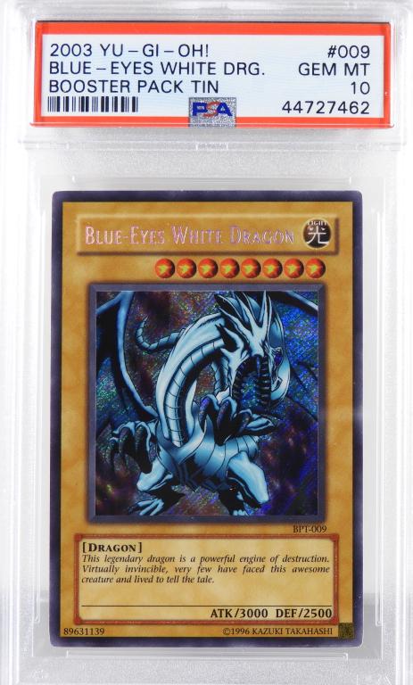 2003 Yugioh Bpt 009 Blue Eyes White Dragon Psa 10