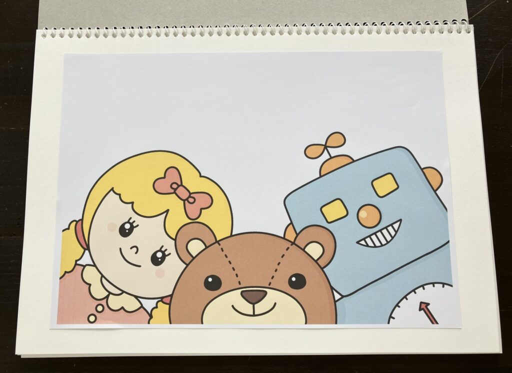 おもちゃのチャチャチャ」スケッチブックシアターの作り方【無料