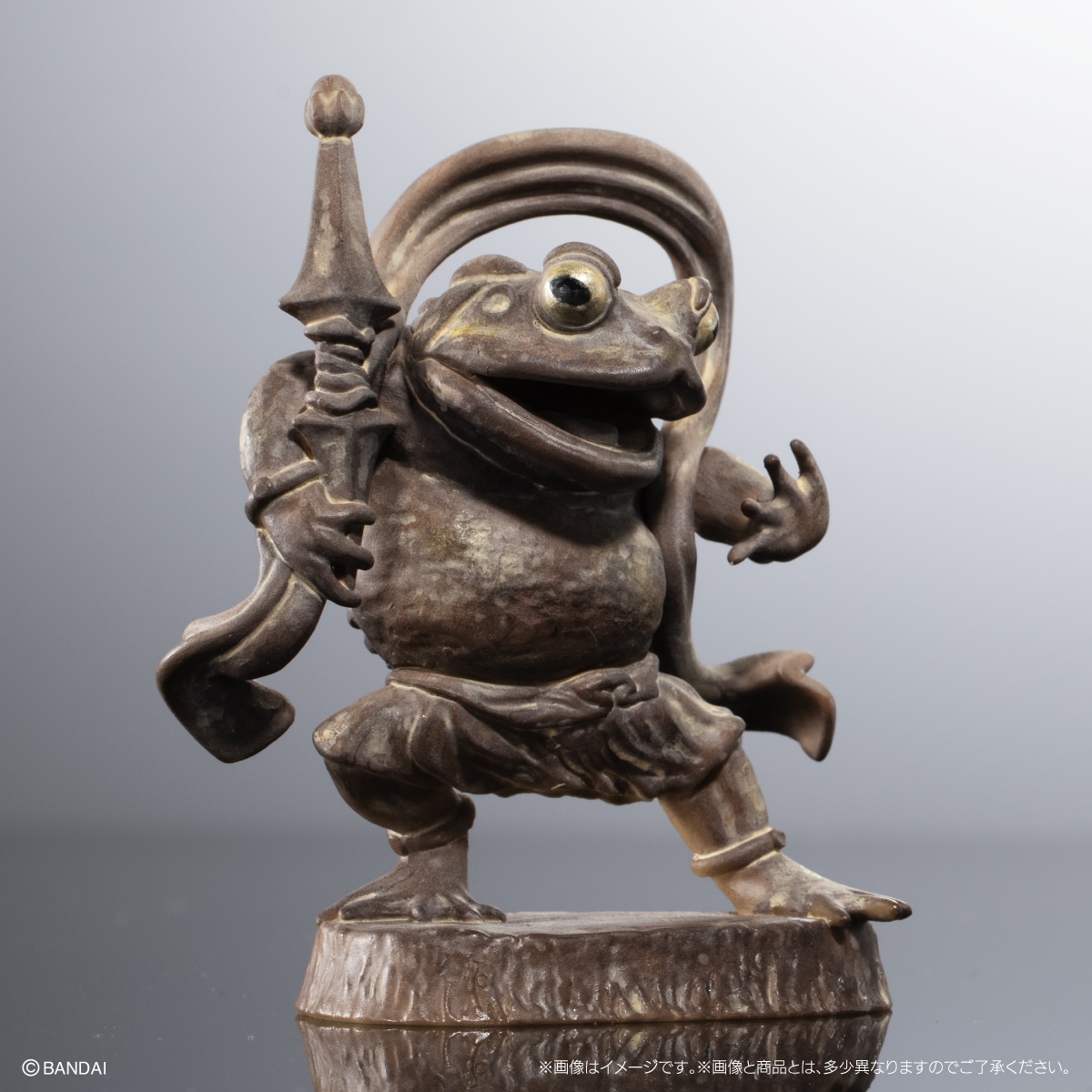 Art in Gashapon カエルの金剛力士像 | ナムコパークス オンライン