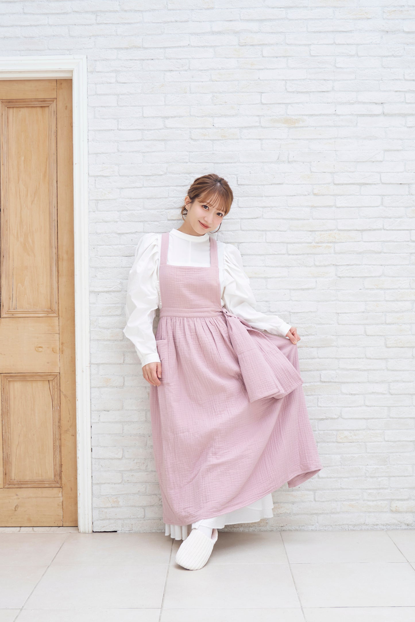 COTTON GAUZE APRON – Parsley