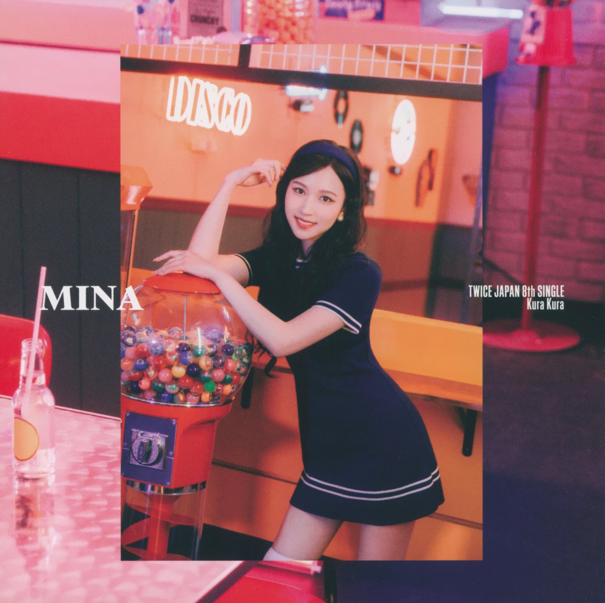 SCAN] TWICE JAPAN 8th SINGLE Kura Kura ver.A lyrics booklet Mina
