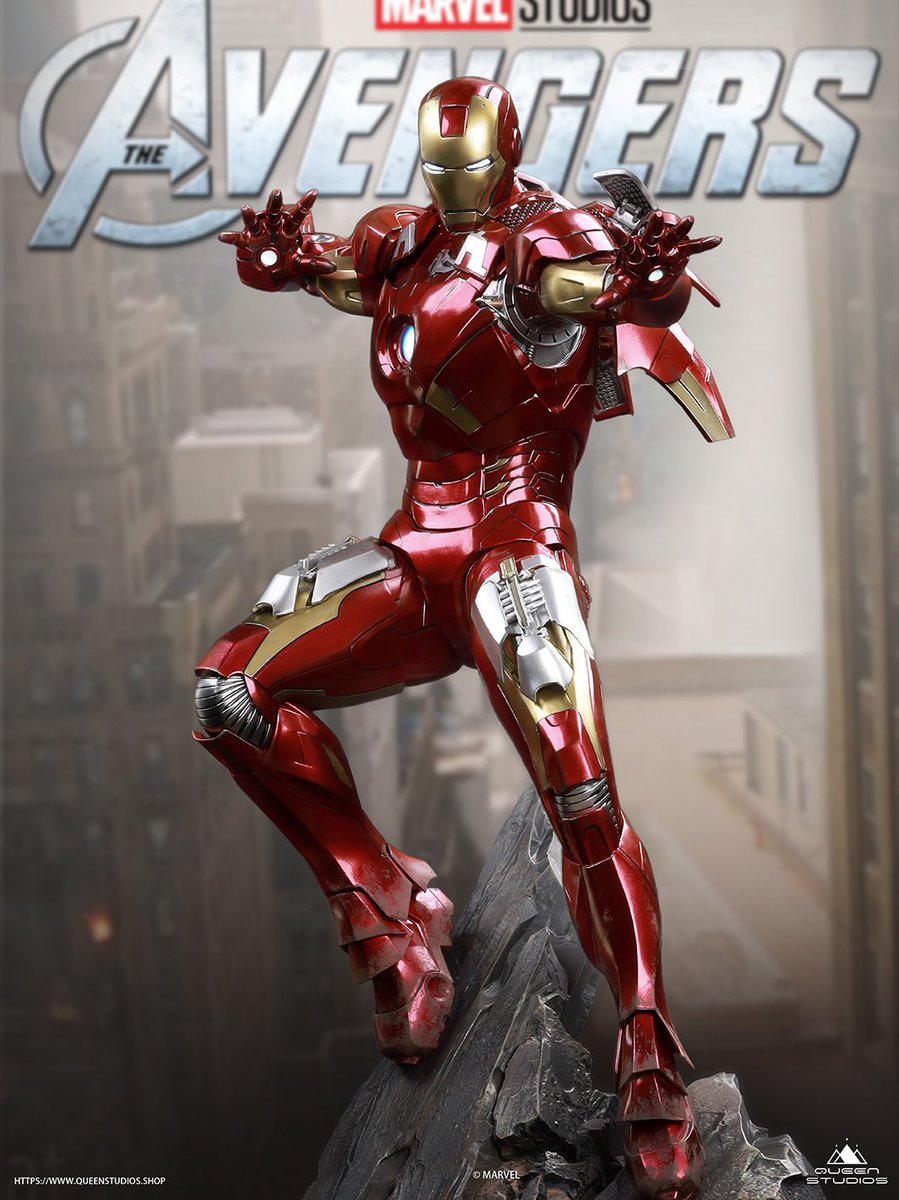 アイアンマン・マーク50マーベル クイーン・スタジオ スタチュー 1/2