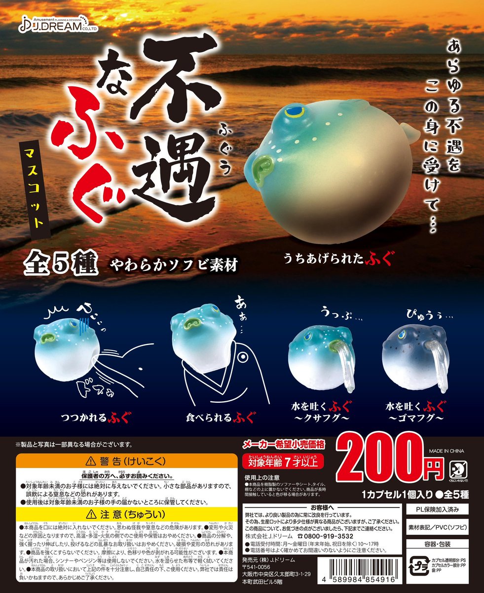 8月発売商品のご紹介✨ 皆さんは、あのフグを覚えていますか…？ 「不遇