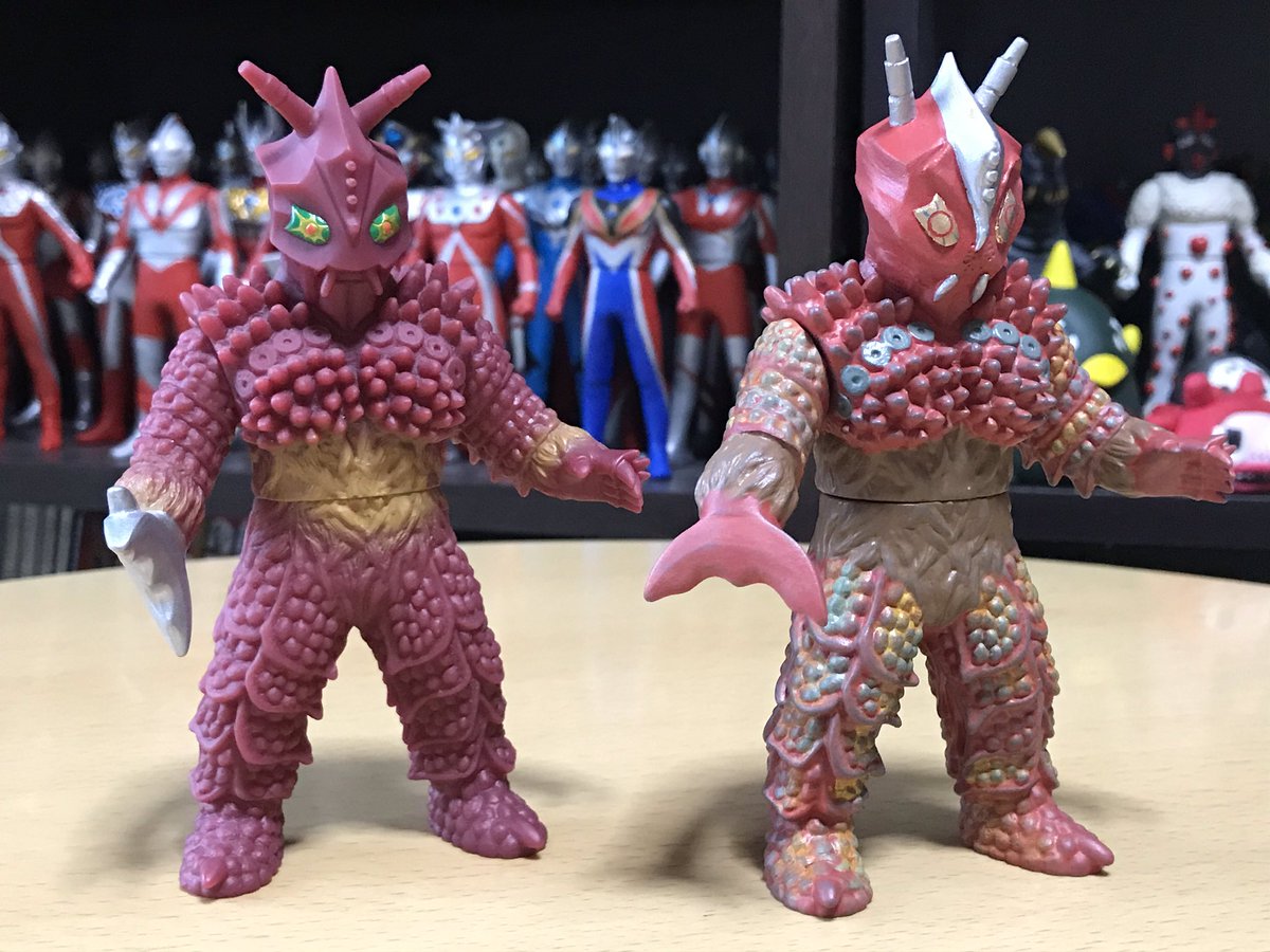 ウルトラ怪獣シリーズ 異次元超人 巨大ヤプール(改造)」 改造前の