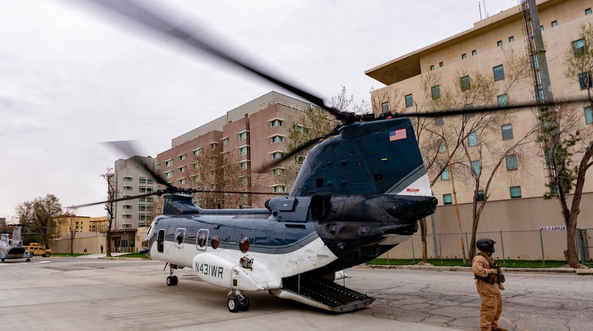 オスプレイに更新されてアメリカ海兵隊から退役したCH-46ですが