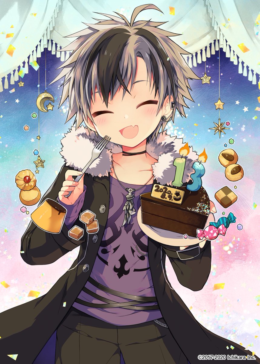 鈴木勝（@Darkness_Eater）くんの誕生日ボイスのイラスト描かせて
