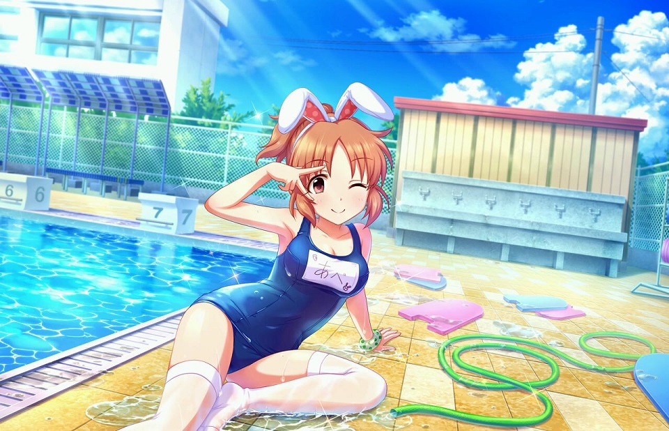 期間限定水着SRは[サマー☆ウサミン] 安部菜々 アイマス15周年記念無料