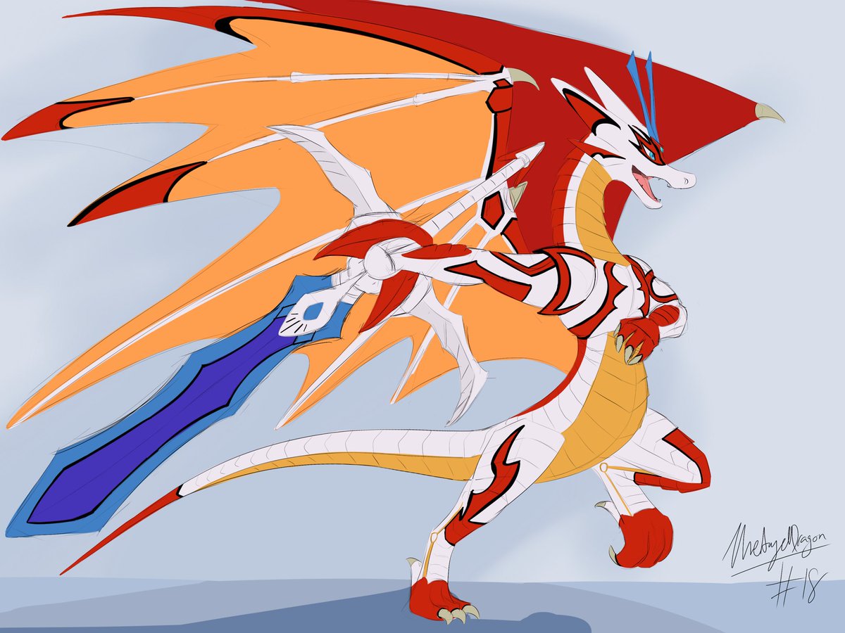 Sketchtember Day 18: Senkokura, #DragonDrive Yes Dragon Drive