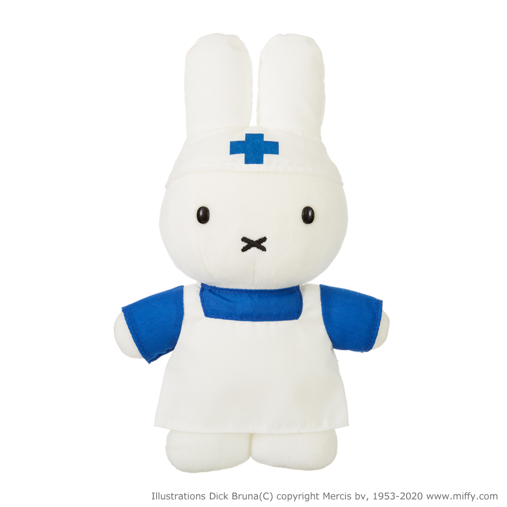 新商品】miffyナースドール 絵本「うさこちゃんのにゅういん」に登場