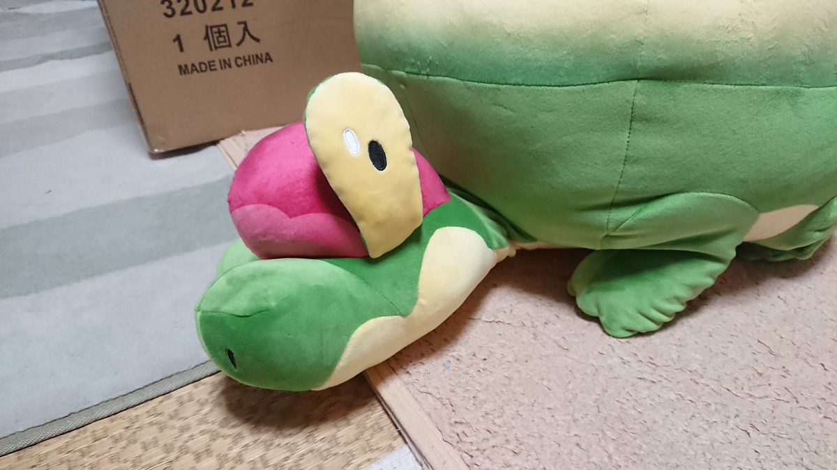 というわけで「もっちりぬいぐるみ 等身大タルップル」です🍎 この