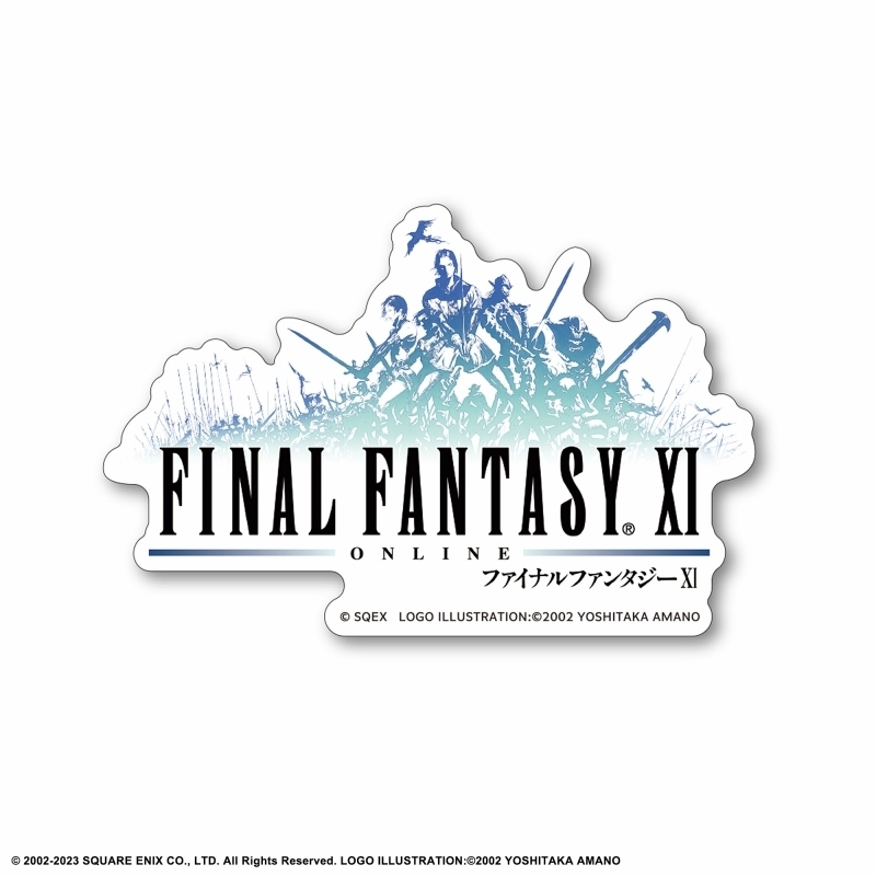 FF11展 グッズ情報】 会場で完売となっております ”ロゴステッカー”は