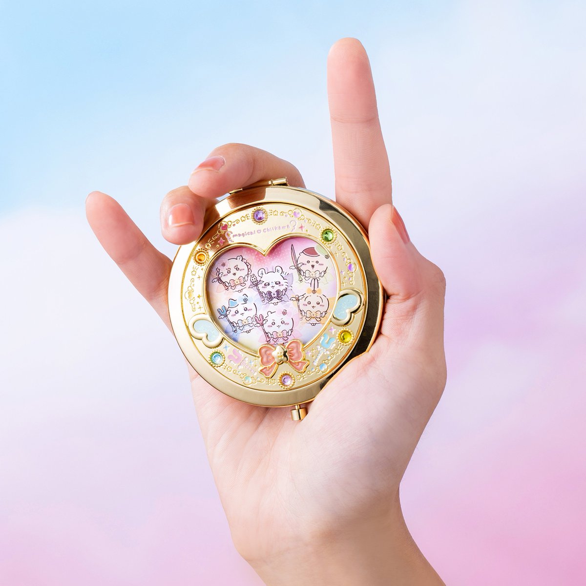 💗新商品💗 『#超まじかるちいかわ 超まじかるコンパクトミラー