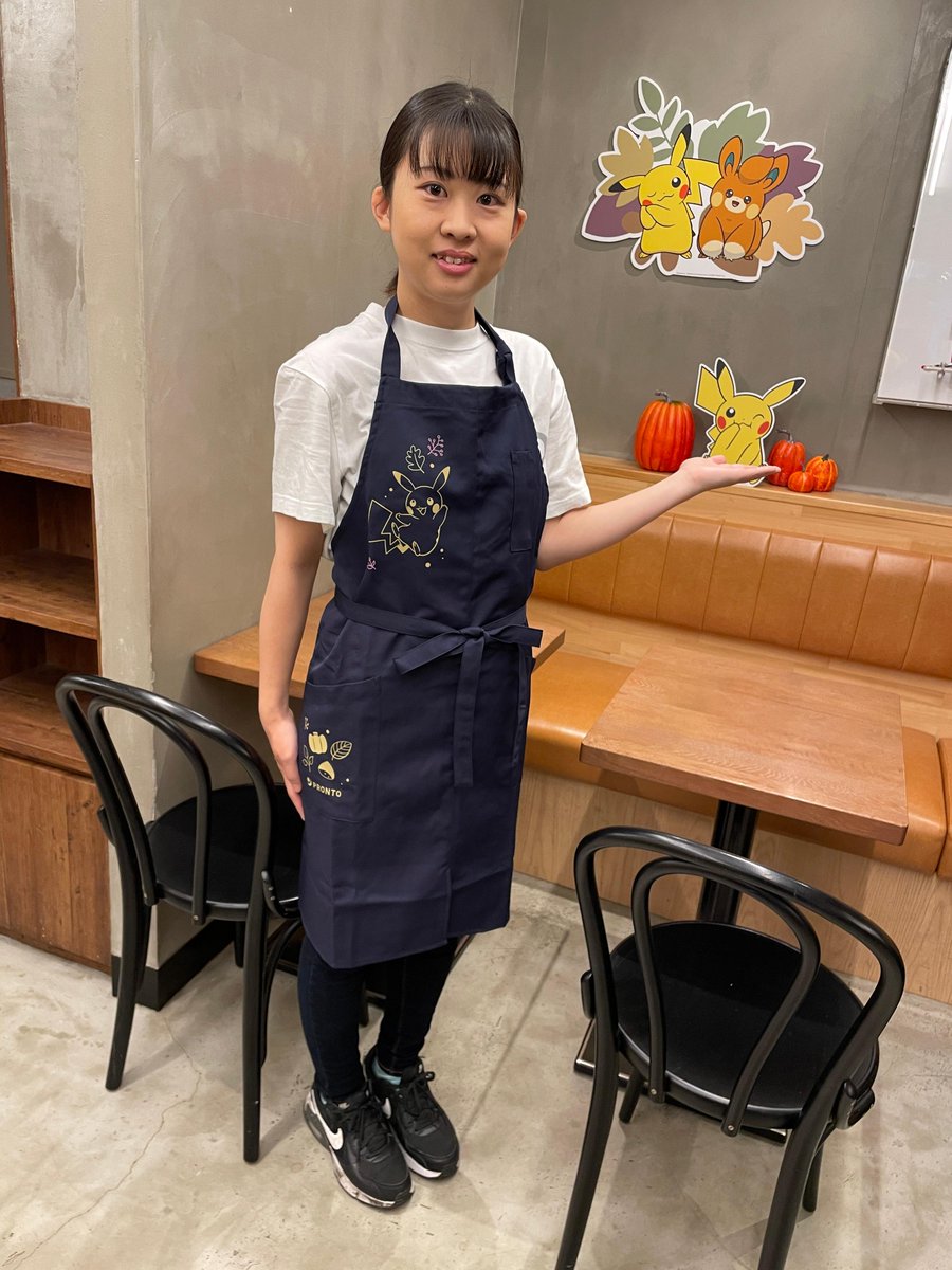 プロントでポケモン プロントのスタッフさんたちのエプロン