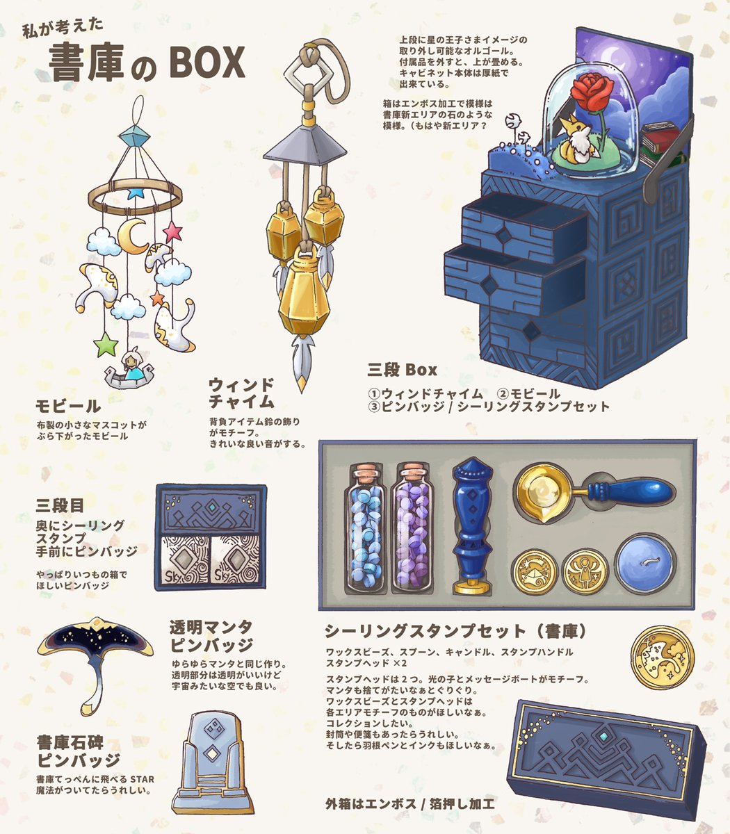 四周年…星の王子さまだけじゃなく、書庫らしいグッズがもっとほしかっ