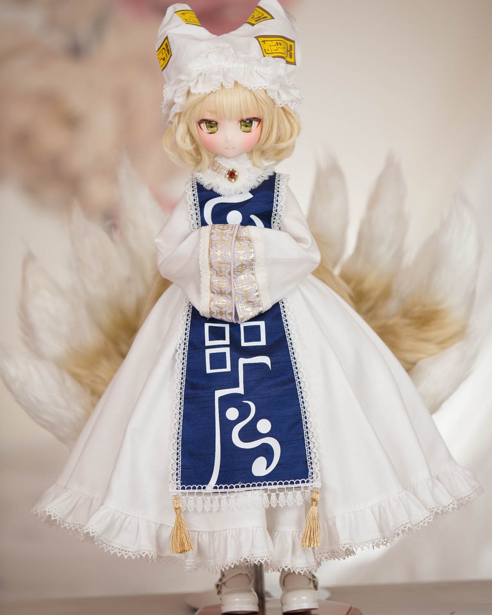 藍様ドールにたくさんの反応ありがとうございます！正面からの雰囲気は