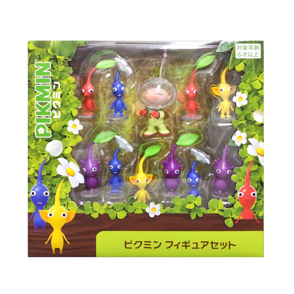 新商品情報】 高さ約5㎝の青ピクミン、黄ピクミン、赤ピクミン、紫