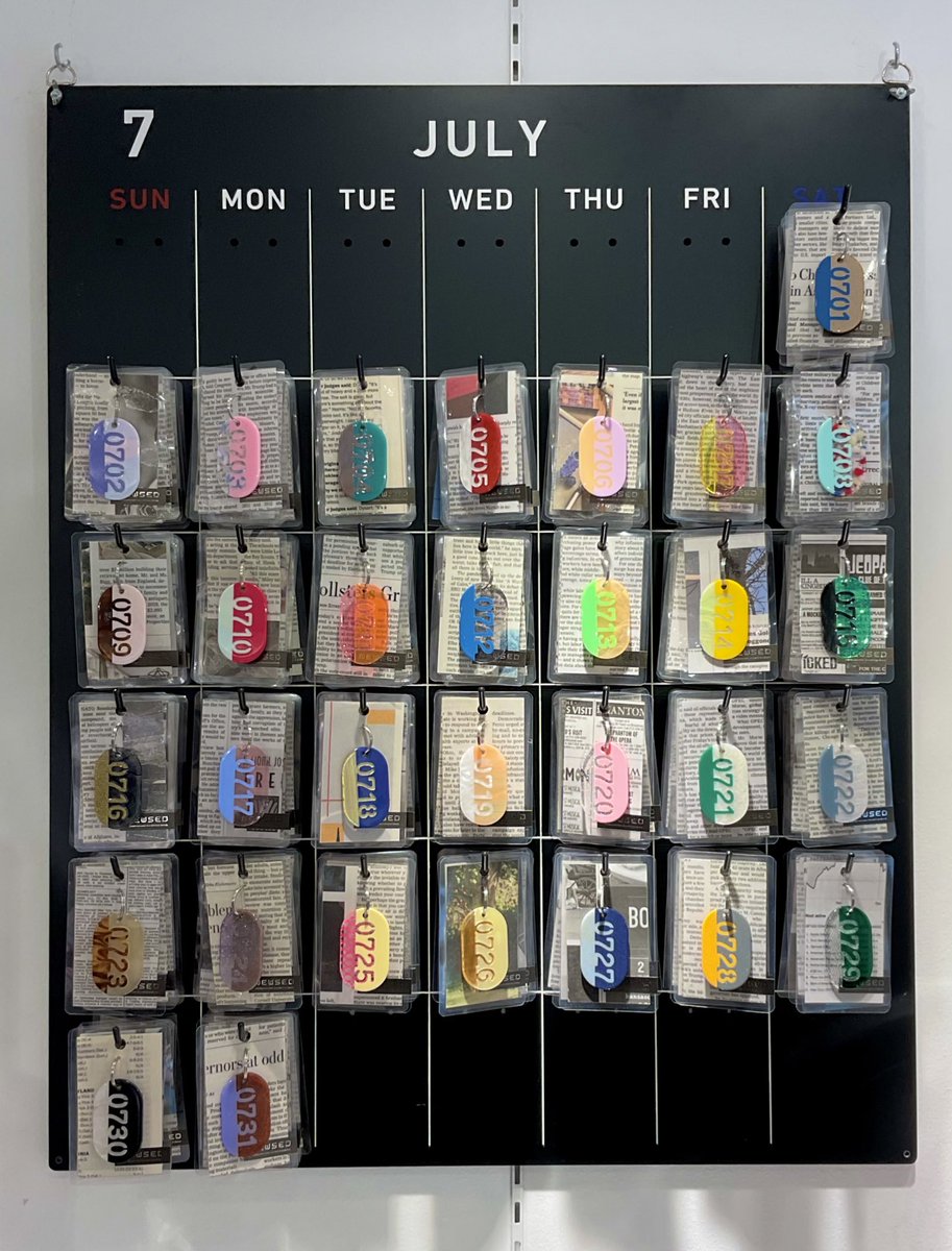 □Monthly Acryl Tag Plate / NEWSED 7月のアクリルタグプレートを販売