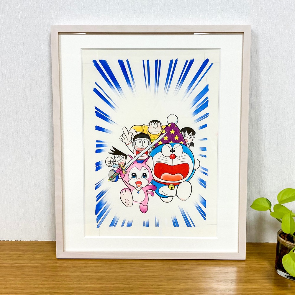 ミュージアムショップでは、『大長編ドラえもん』の複製原画を販売し