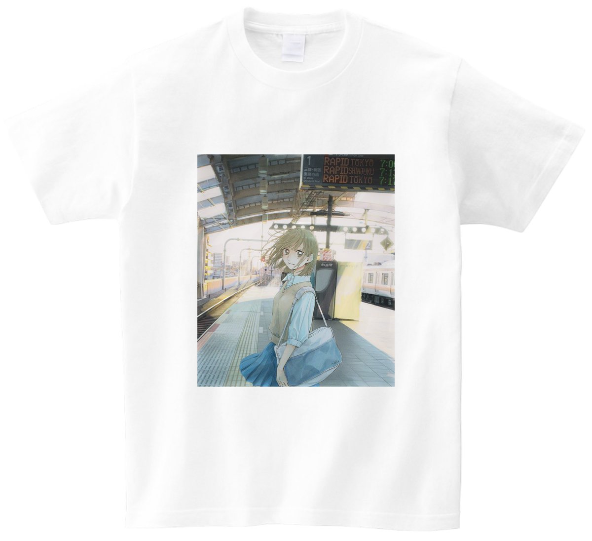 投票シェアで当たる千夏先輩Tシャツのサンプル画像はこちら！ #アオの