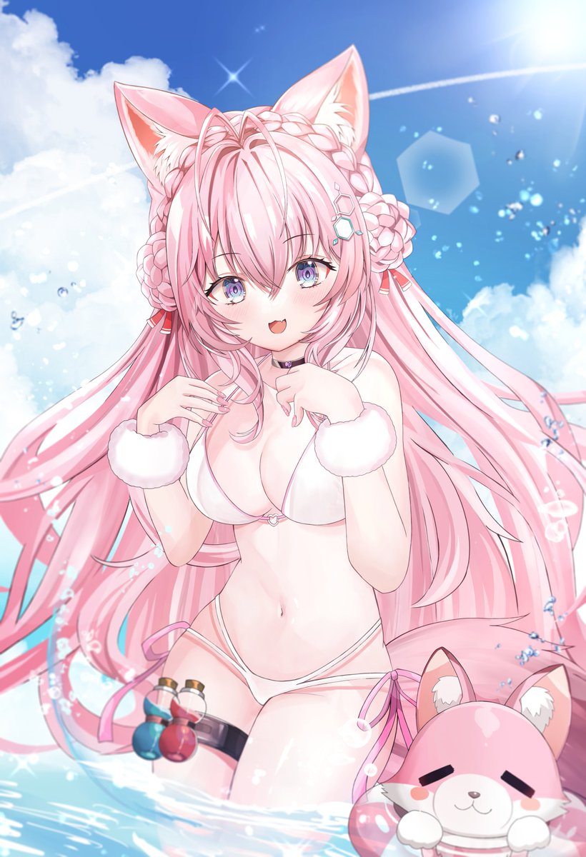 助手くん～、水着だよ！！」 #こよりすけっち #帰ってきたホロサマ #博