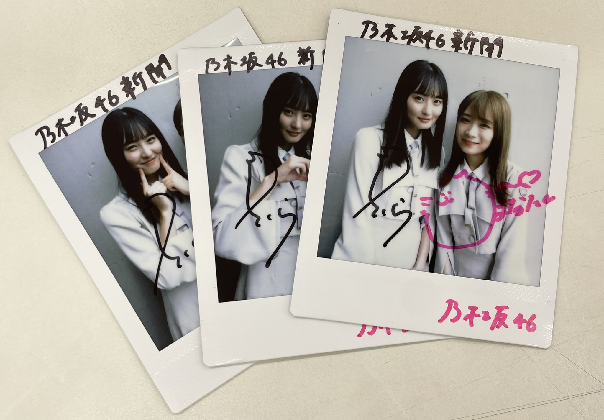 乃木坂46 中西アルノ blt graph.vol.103 直筆 サイン チェキ blt graph