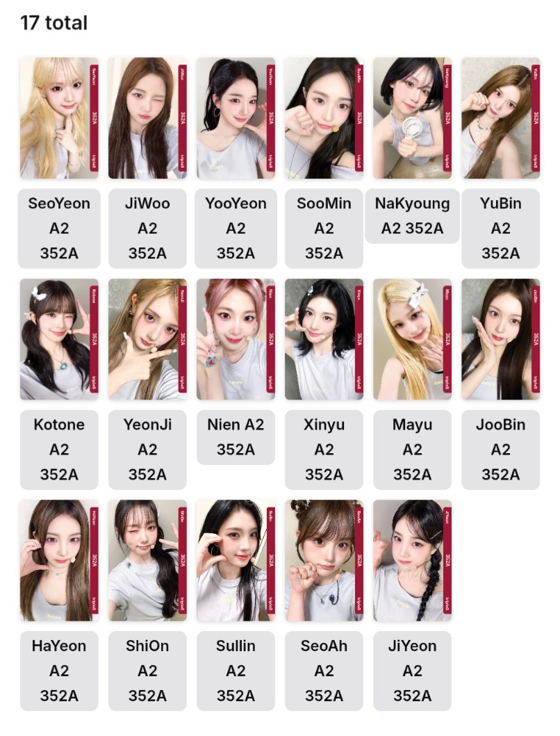 tripleS JiYeon ジヨン objekt AA352 FC継続特典 tripleS JiYeon