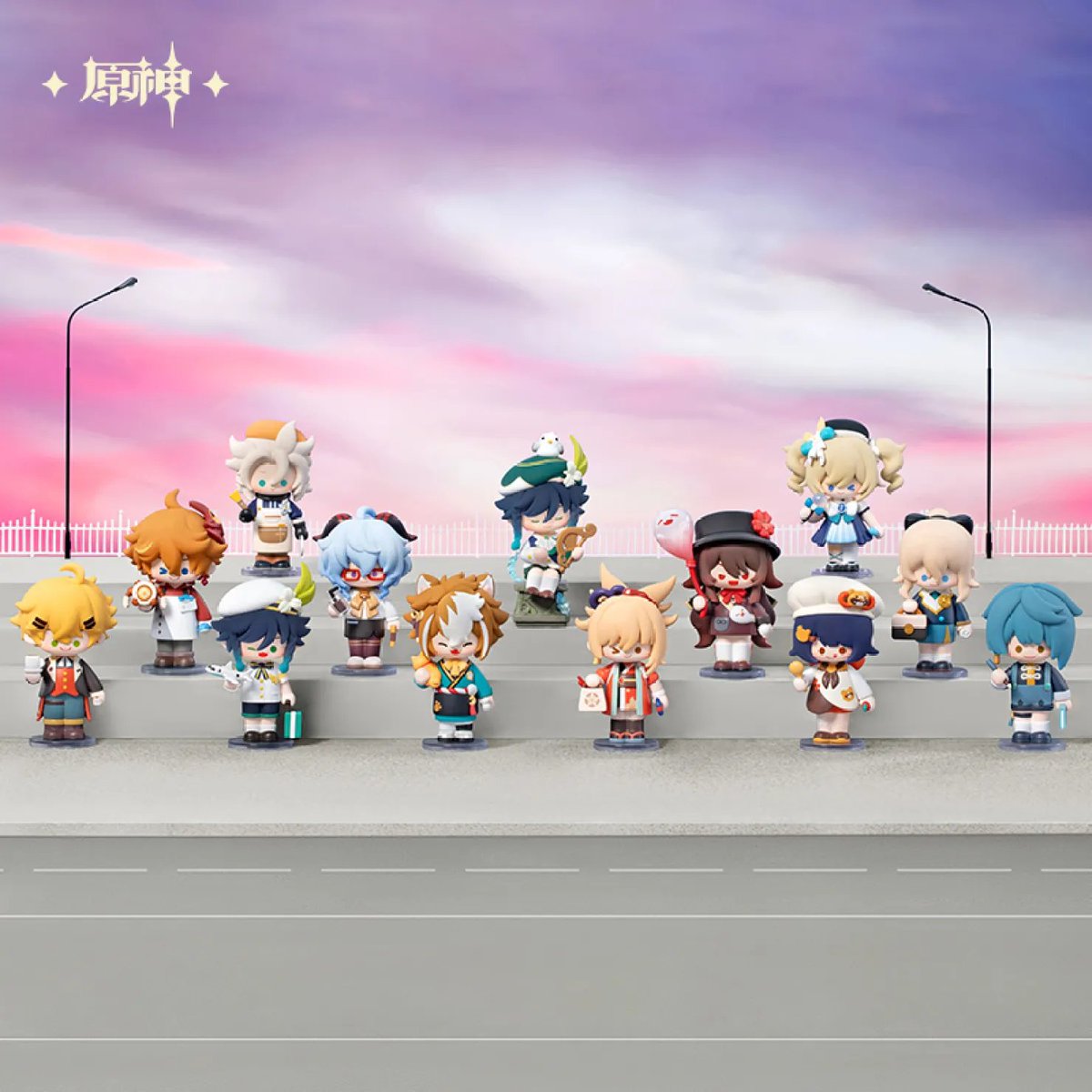 原神×Pop Mart 嘉年相聚Q版シリーズ フィギュア」の商品化が決定
