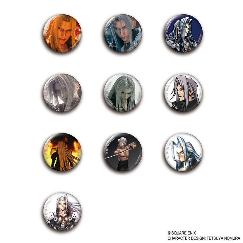 ファイナルファンタジーVII』から、「セフィロス」のカンバッジ
