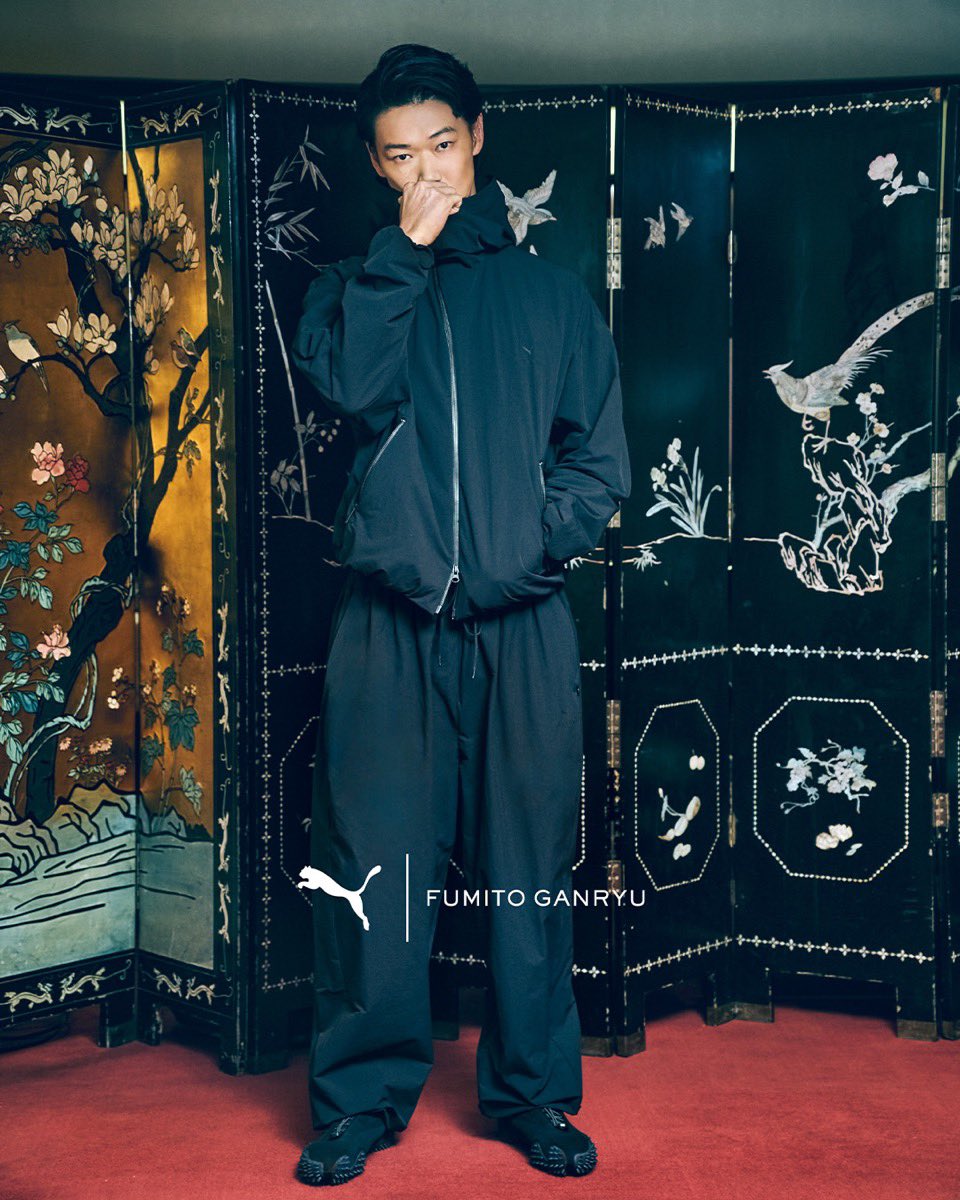 FUMITO GANRYU x Puma『Mostro XC 3D “Black”』 & コラボアパレルが
