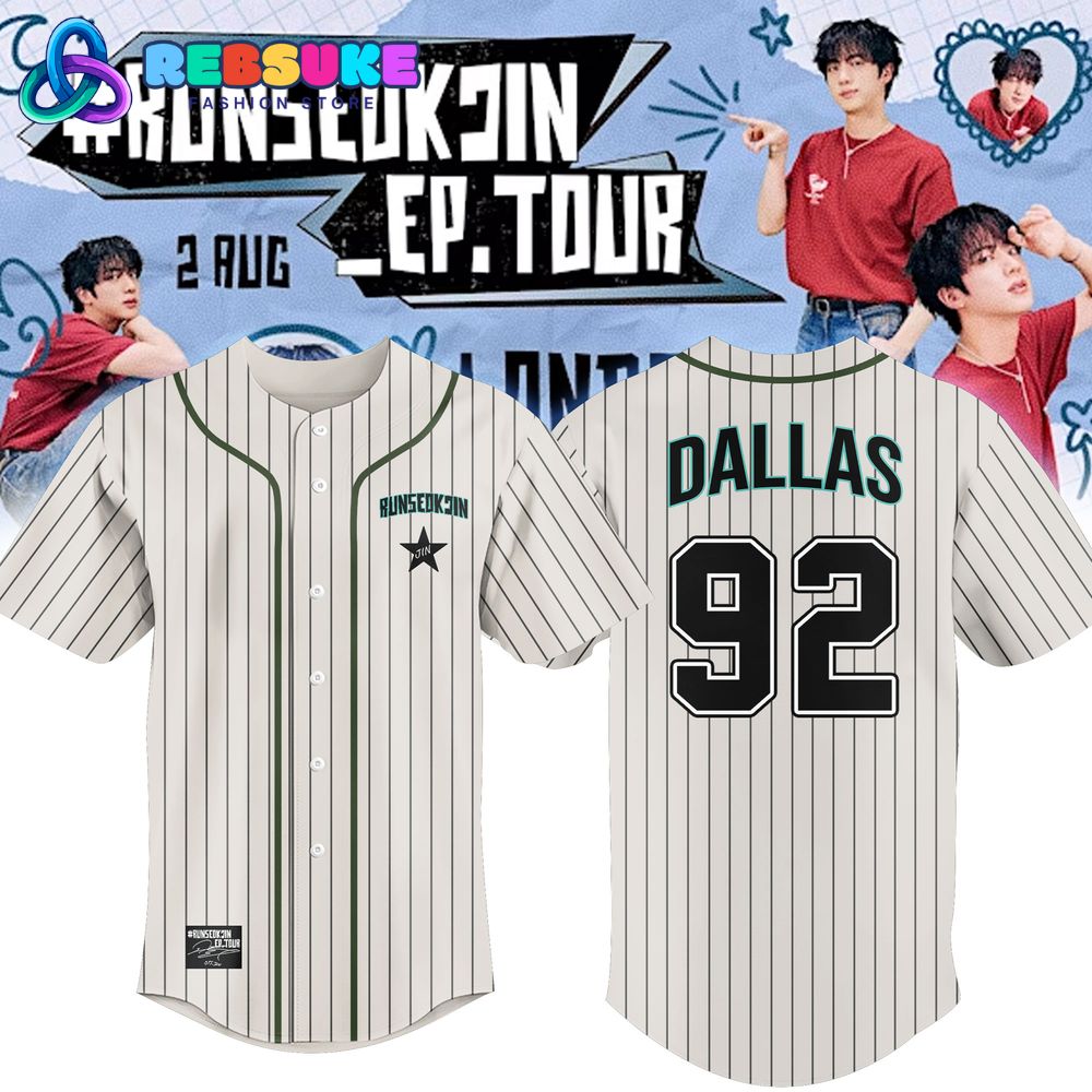 BTS ジン JERSEY アナハイム アメリカ US限定 ジャージー トレカ BTS