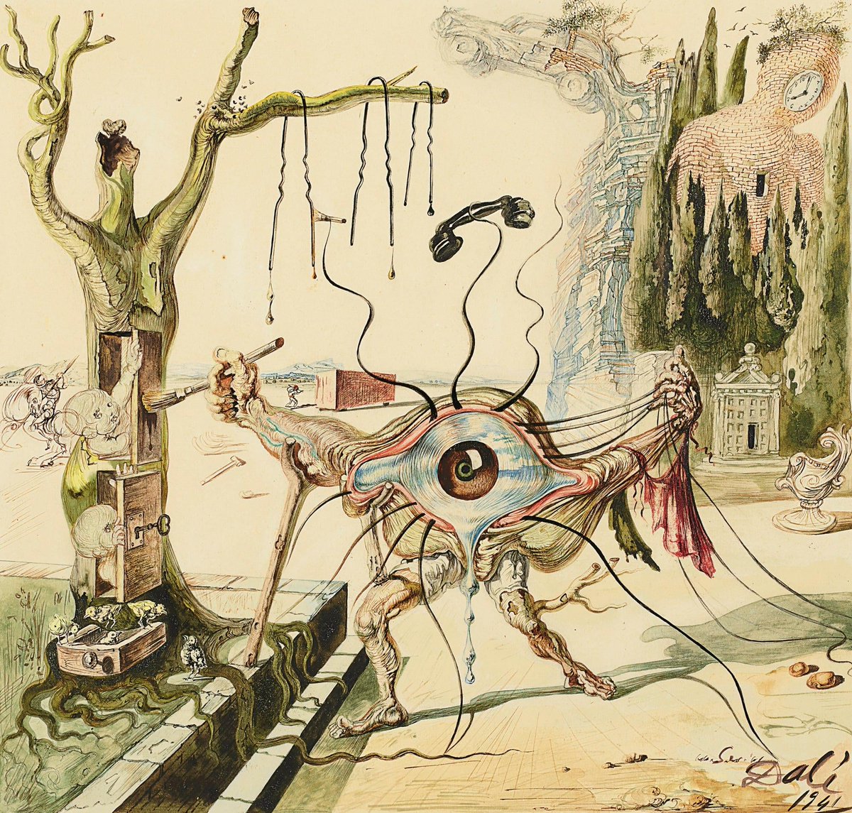 サルバドール・ダリ （Salvador Dali、1904-1989） 『画家の目』 （The