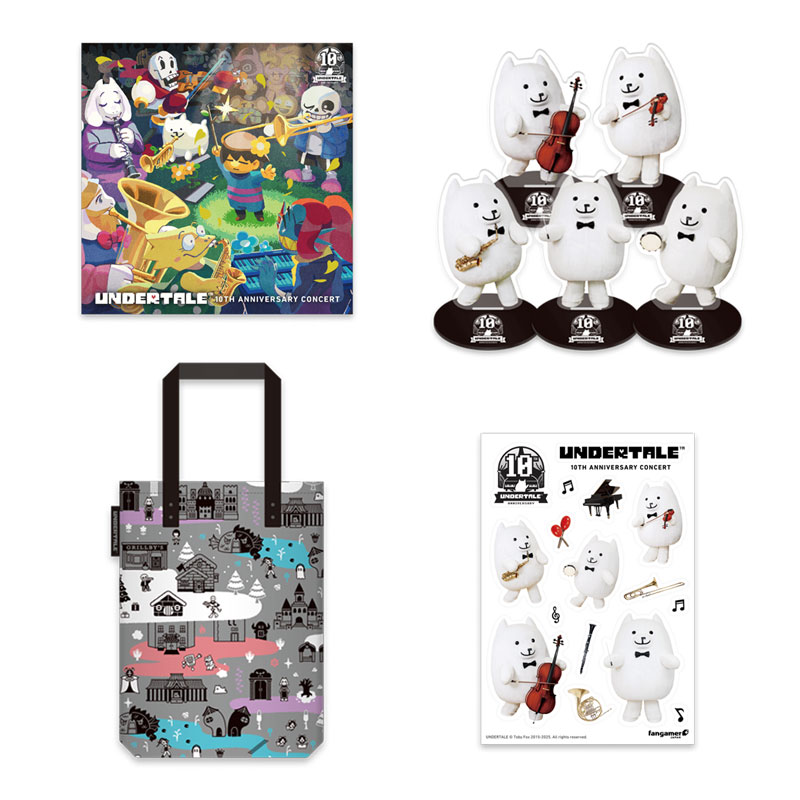 UNDERTALE 10周年記念コンサート」のグッズを公開しました！ 記念す