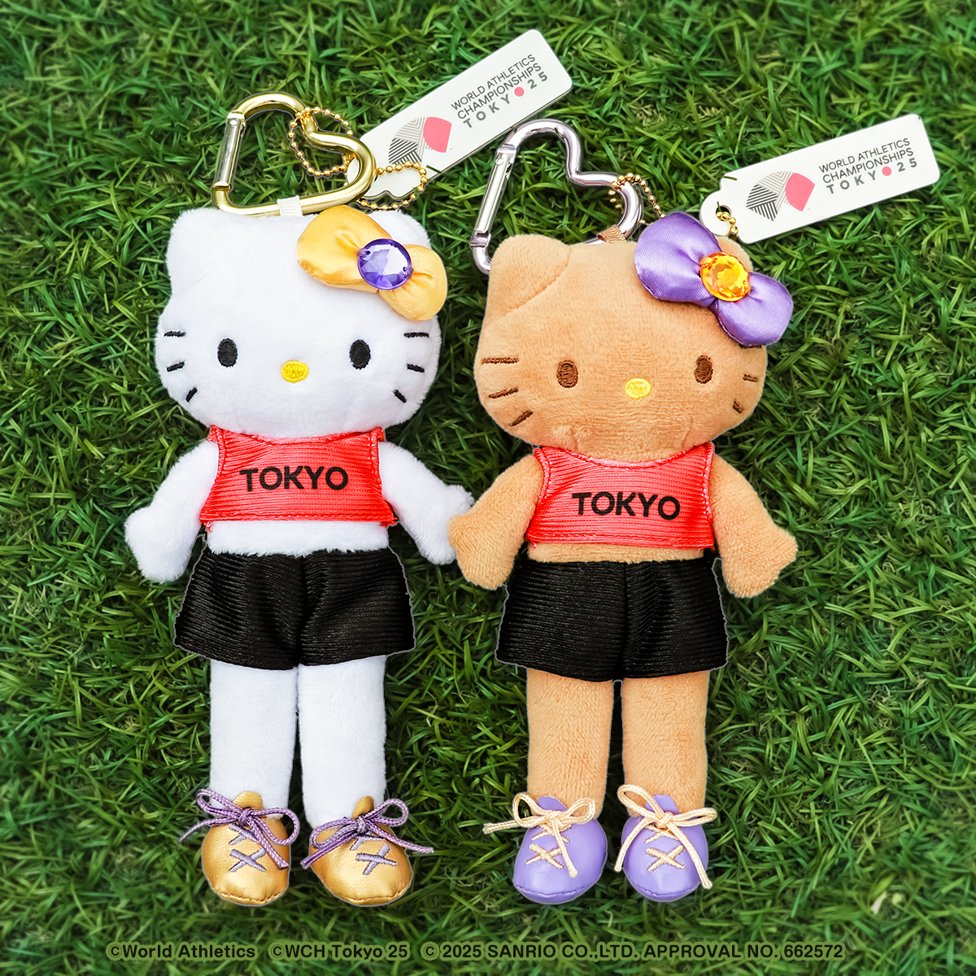 東京2025世界陸上 記念👑 #ハローキティ コラボグッズ発売✨ ＼ 世界中