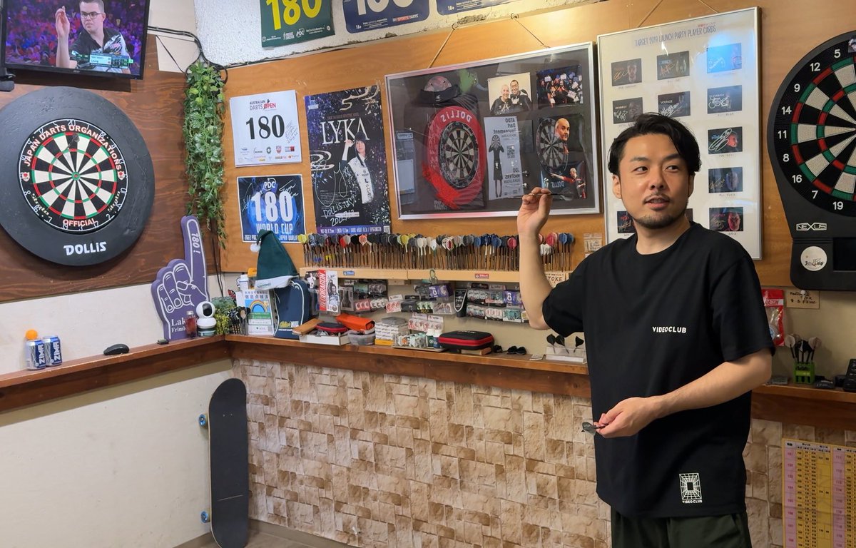 サカナクション 江島さんが使ってるスティールダーツはSTOKE 22g