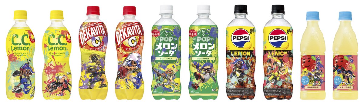 サントリー×スプラトゥーン3」コラボレーション第2弾が2024年8月下旬