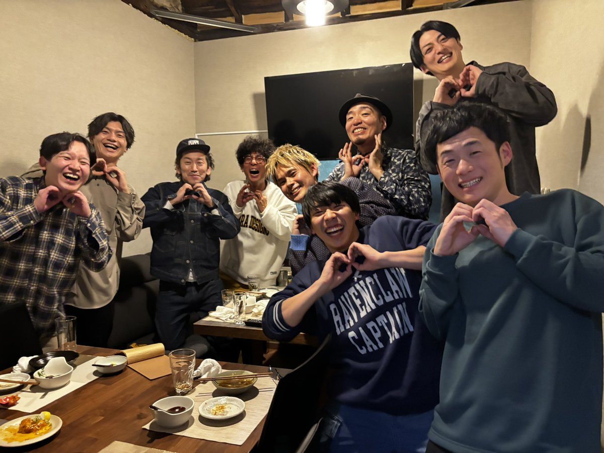 昨日は原始人ライブからの 原始人ご飯会！！！ あーーーーーーーーーー