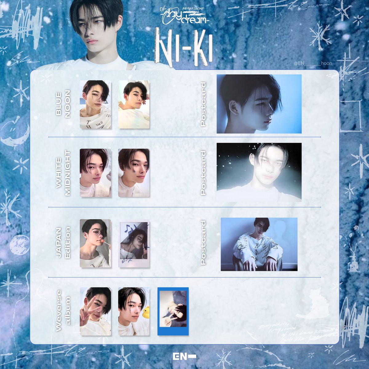 🍥⸝꙳ ⁡ ENHYPEN 2nd Studio Repackage Album ROMANCE : UNTOLD