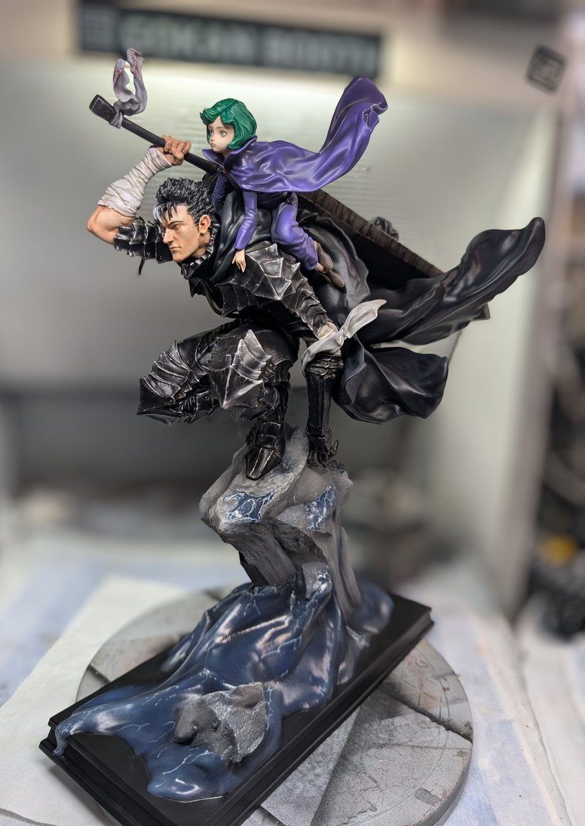 Entei Ryuさん原型 ガッツ＆シールケ完成。 新年一発目の完成品!! 今年
