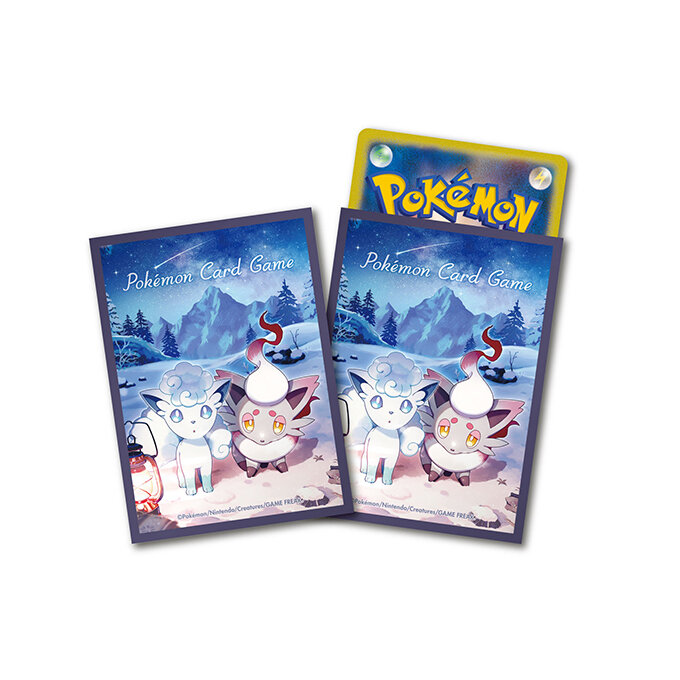 ポケカ新商品】 ✓デッキシールド プレミアム・グロス Snowy Gathering