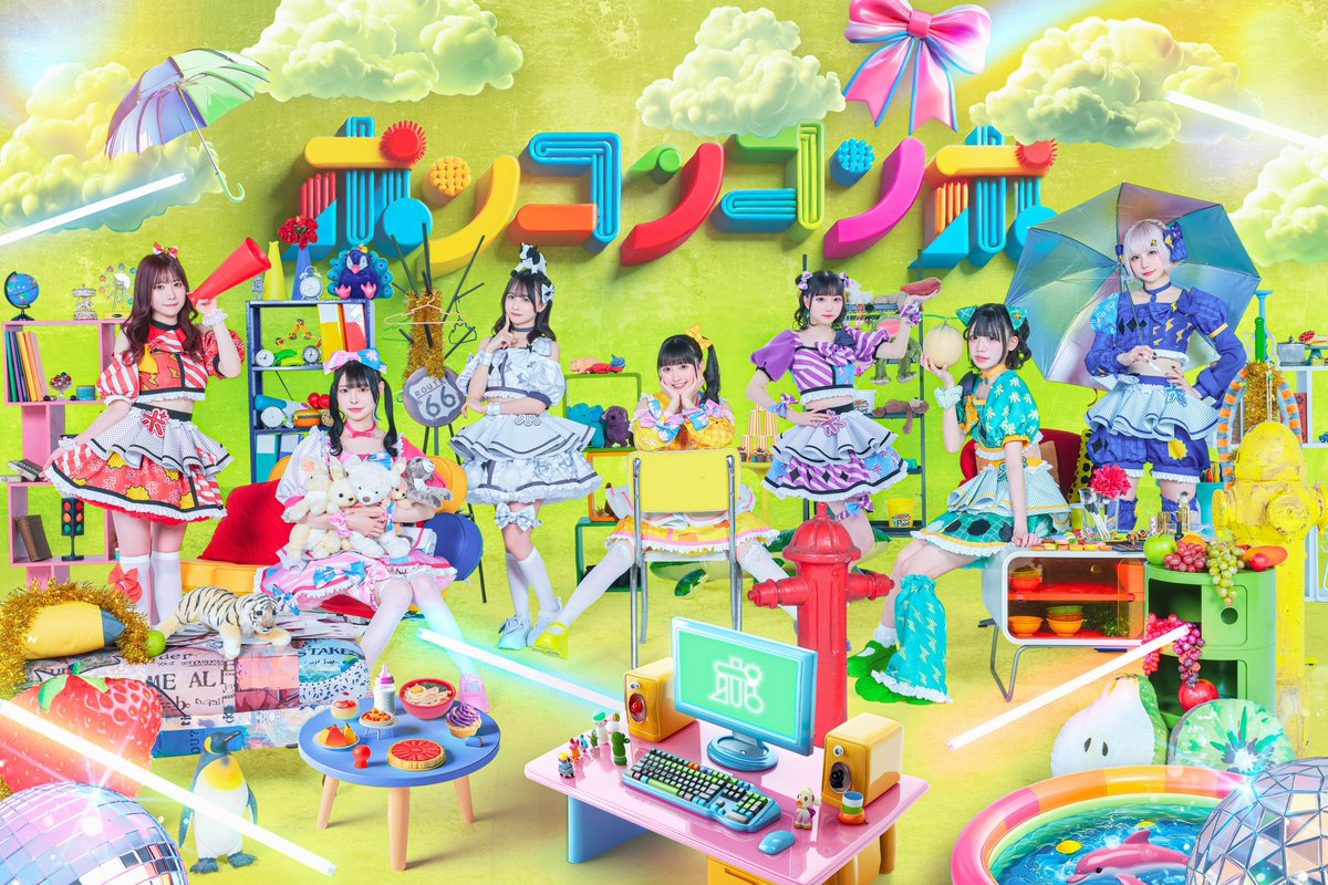 アー写公開】 秋田こまち【黄】@koma_ponkotsu 紅芋たると【紫