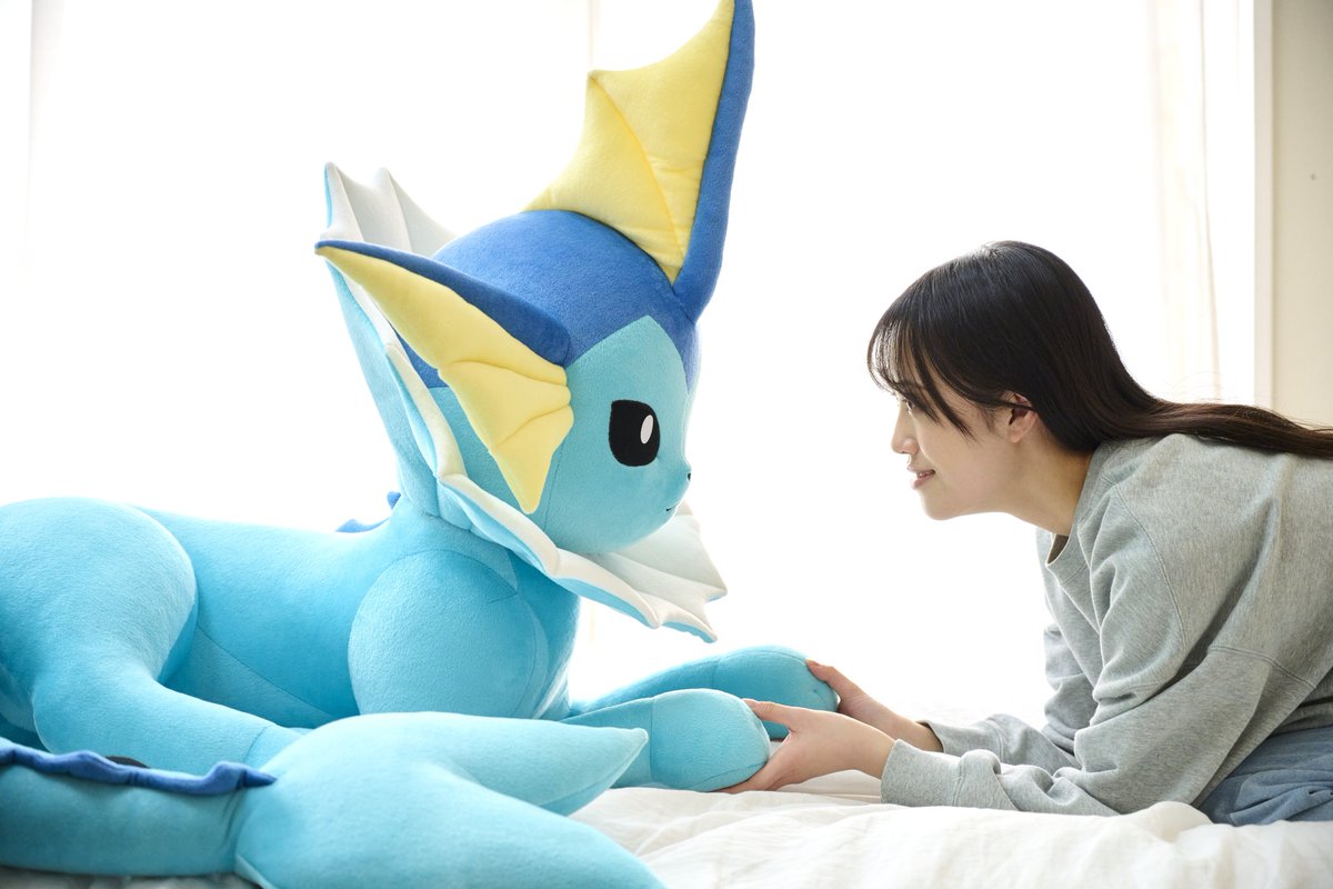 等身大ブイズがぬいぐるみ化 第1弾はカントー地方の3匹 ブースター