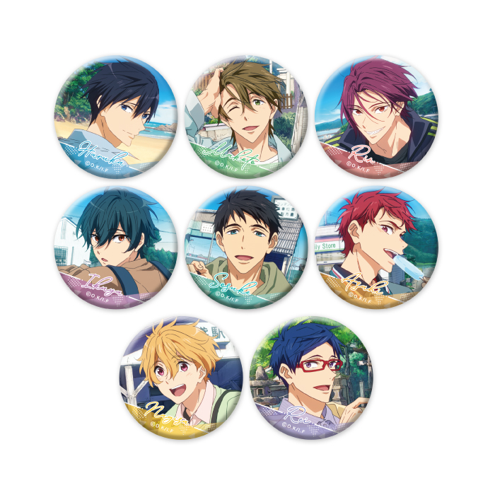Free!×鳥取県岩美町 #京アニショップ出張店舗】 『缶バッジ