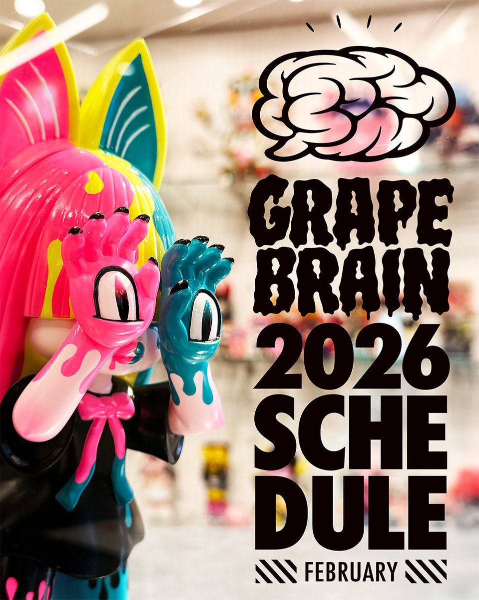 GRAPE BRAIN⚡️2026 スケジュール⚠️2月 ⚡️SOLO EVENT