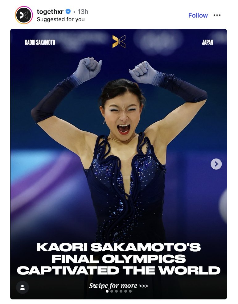 seeing fstwt on my ig! kaori love is everywhere!