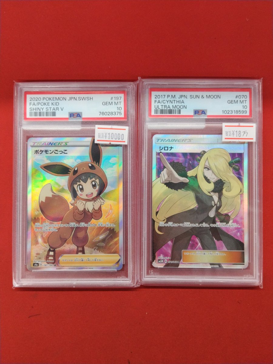 ポケモンカード ＃ポケカ ✨鑑定品入荷✨ 🐶ポケモンごっこ【SR】PSA10
