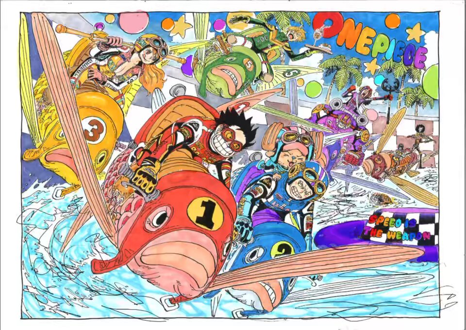 ワンピース スクラッチオリジナル キャンバスアート ワンピース