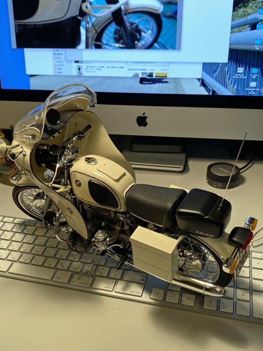 プラモ製作記 5 BMW R75/5 ポリスタイプ 1/6 タミヤ : 小生の備忘録